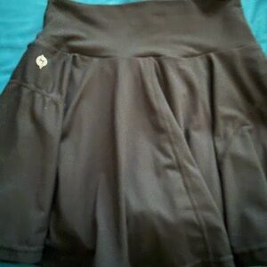 POPFLEX Black Skater Skirt